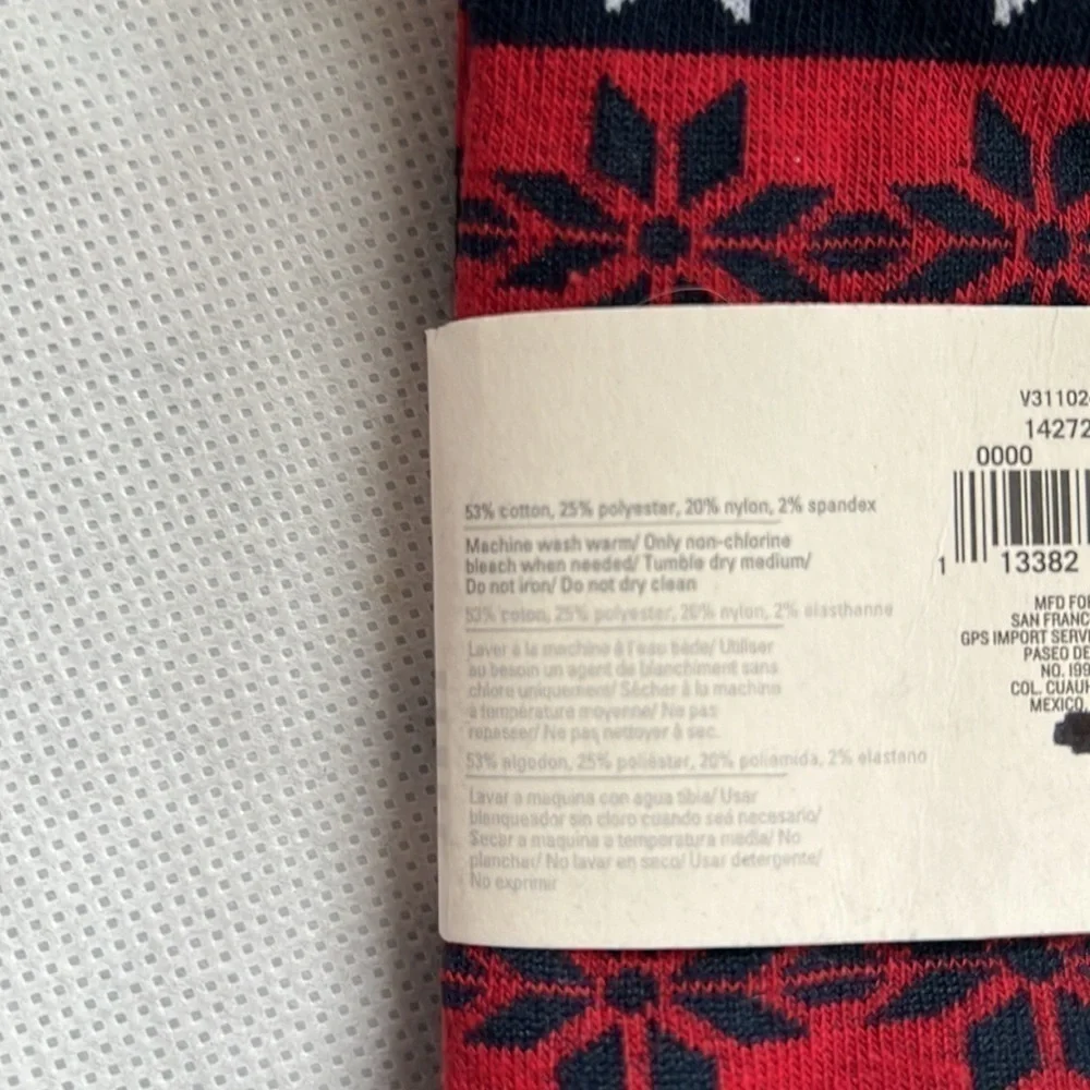 NEW!!! Men’s 2 Pair Cotton Blend Winter Holiday Novelty Socks One Size